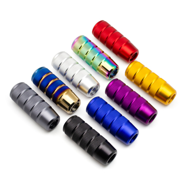Stripe Gear Lever Manual Racing 5-Speed Shift Lever - Multi-Color Aluminum Alloy Auto Customization