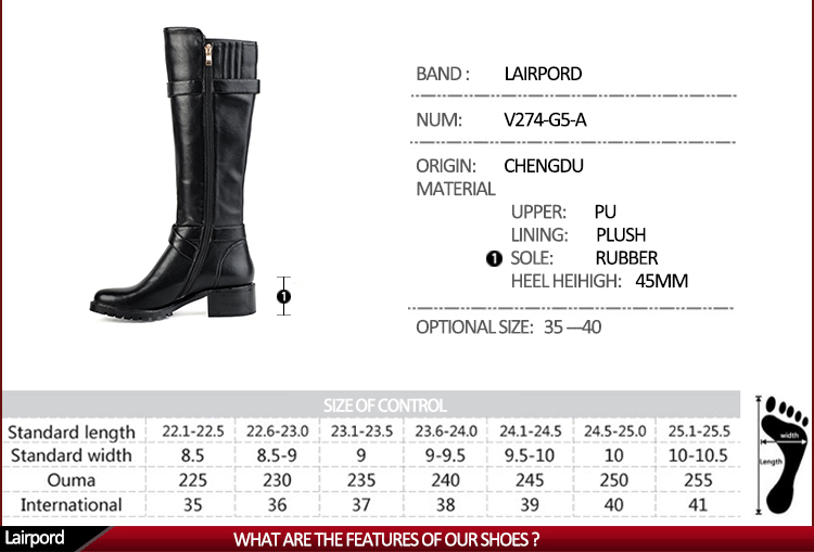 rubber sole leather material high quality boots