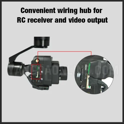 3 axis drone gimbal for flir duo pro r thermal camera