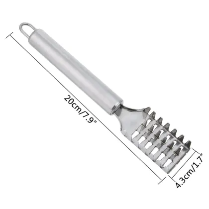 Stainless Steel Fish Scale Remover - Kitchen Tool & Gadget