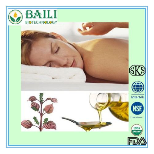 100% cold pressed perilla oil for massage oil