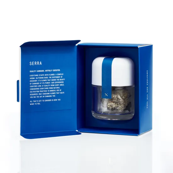 Custom cbd flower box Empty CBD Paper Box