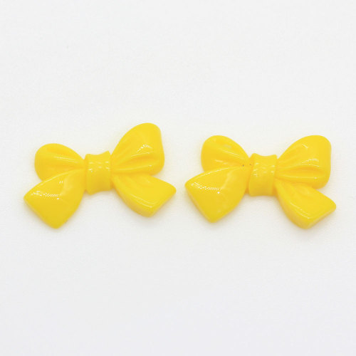 Mixed Resin Bow 25mm Decoration Crafts Flatback Cabochon Embellishments For Scrapbooking Cute Diy Nail Art Accessories