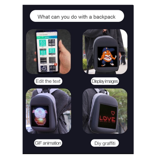 2G Mobile Outdoor Dynamic Backpack Led Display