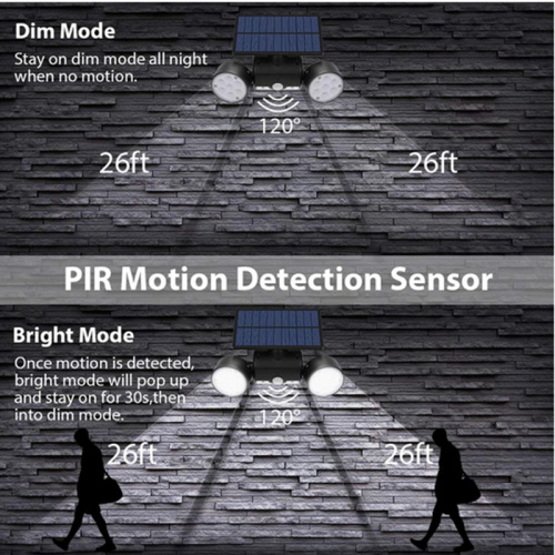 Solar Landscape Light Outdoor 30LED Solar Wall PIR Motion Sensor Lights Supplier