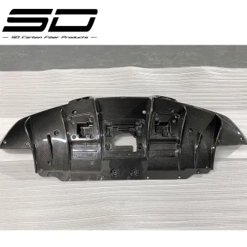 OEM Rear Diffuser Dry Carbon Fiber Car Parts For Ferrari F8