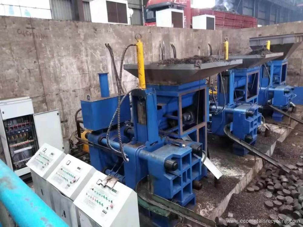 Steel Iron Copper Chips Aluminum Scrap Briquetting Machine