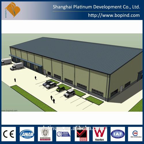 structural steel frame warehouse construction