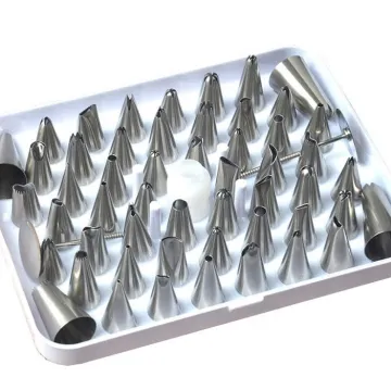 52PCS Stainless Steel Cake Piping Tips for Decorating