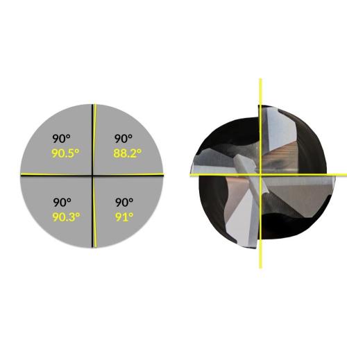 Variable Pitch Helix Radius Square Endmills