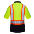 T-shirt à manches courtes ANSI Safety Workwear avec poche