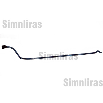 Titanium Hood Prop Rod im blauen Finish für 17-21 10. Gen Honda Civic FK Typ R.