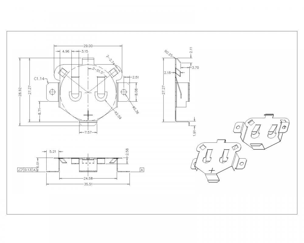 BS-S-SI-R-R-11740 SM para hücre klibi