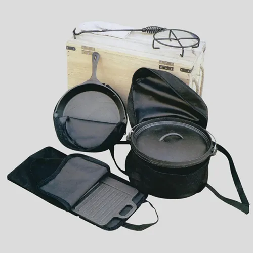 6pcs Vegetable Oil Camping Cookware Set