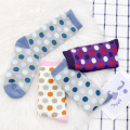 New pure cotton polka dot socks