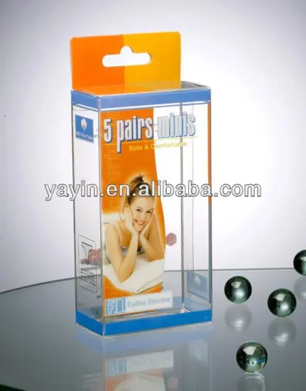 High quality clear pvc box /clear packaging box for various products