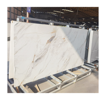 Foshan Wholesale Sintered Stone Big Slabs Chinese Calacatta White