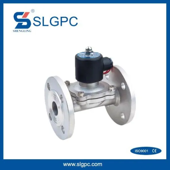 2 way stainless steel low price 2s series water solenoid valve SLGPC-2S400-40F