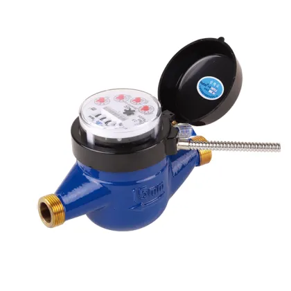 Dry remote water meter