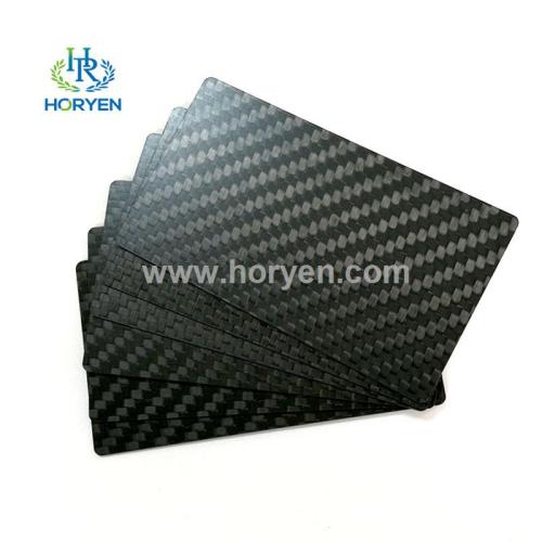 Luxury customized 100% carbon fiber name/visiting/vip card