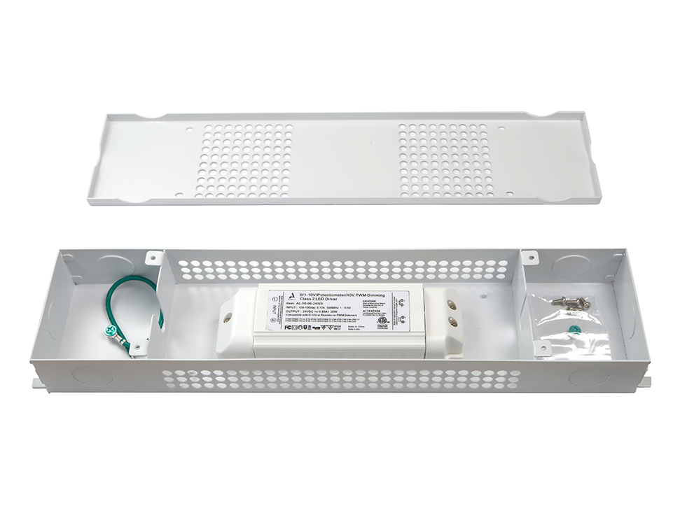 Parti metalliche ballast guidate da led