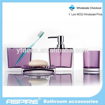 Bathroom Accessories contemporary acrylic bathroom set