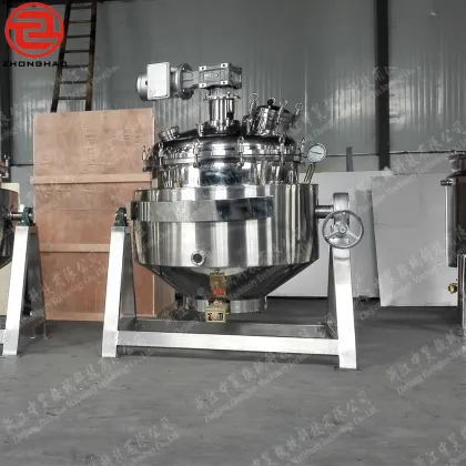 Industrial Vacuum Jacketed Kettle for Sugar Syrup and Corn Syrup Mixing