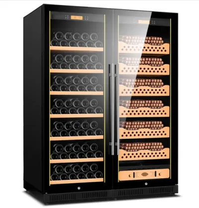Huaou Wine Cigar Fridge: Temperature and Humidity Controlled Cigar Cabinet Cooler