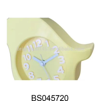 Discount Birds Shape Animal Silent Clock Movement Mute Desk Table Clock Digital Alarm Clock For Kids Promotion Gifts