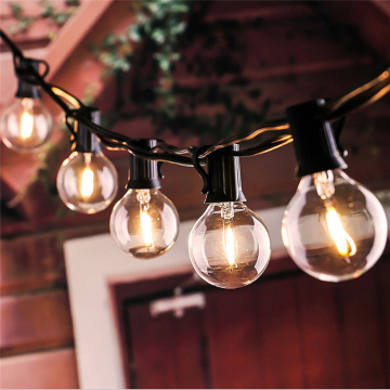 Popular Wholesales 110V G50 Patio Lighting String