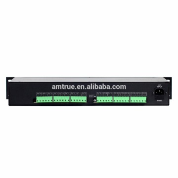 12V 10A 1.5U 18 قنوات رف جبل التيار الكهربائي لكاميرات الدوائر التلفزيونية المغلقة