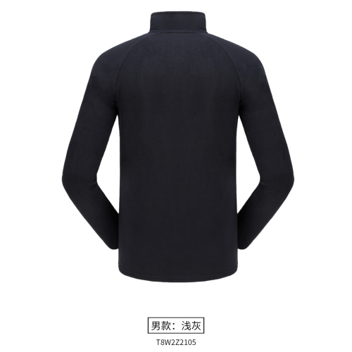 Herren Shaker Fleece Mantel halb offen