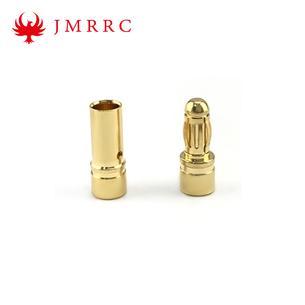 3.5mm Gold Bullet Banana Connector Plug For ESC Battery Motor