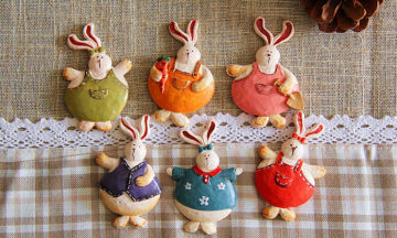 Lovely hot fridge magnet rural rabbit fridge magnet