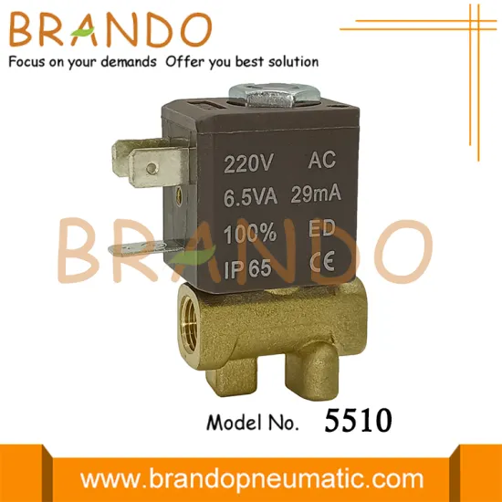 1/8'' 5510 CEME Type Brass Solenoid Valve For Steam