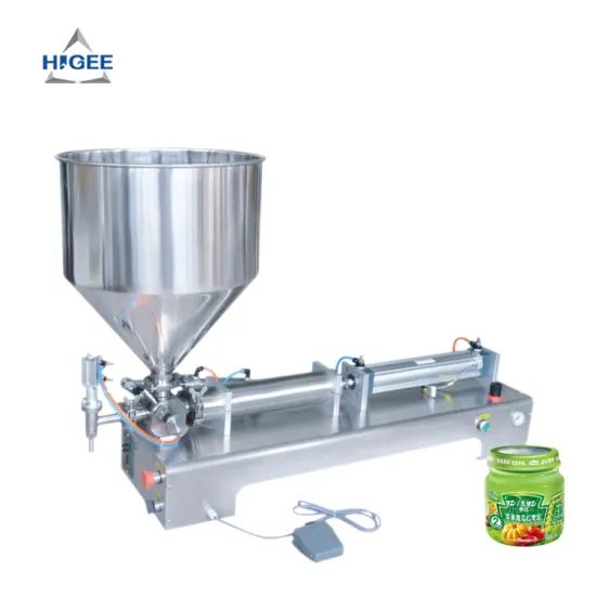 Higee Canned Food Filling Machine: Semi-Auto Tomato Chili Sauce Filler for Sale