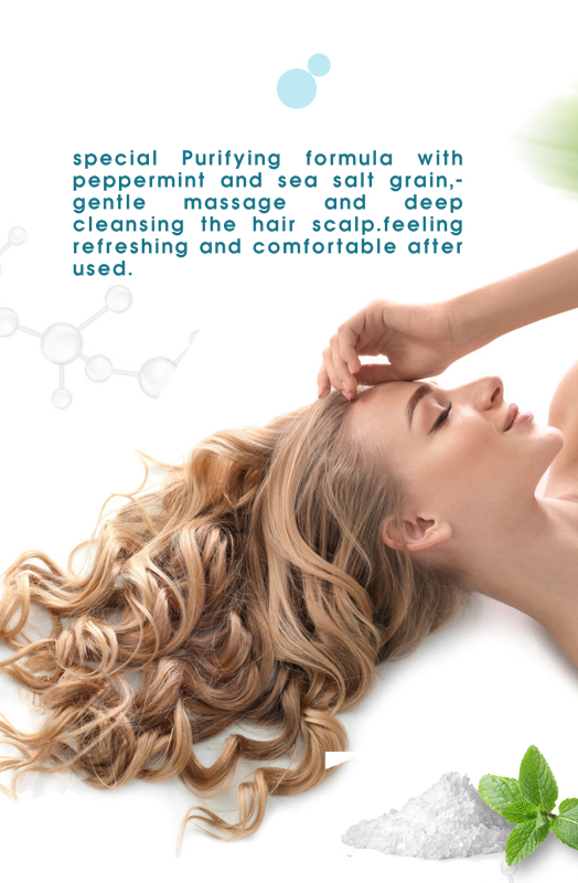 NUSPA Customized Organic Exfoliating Hair Care Wash Natural Deep-Cleansing Scalp Scrub