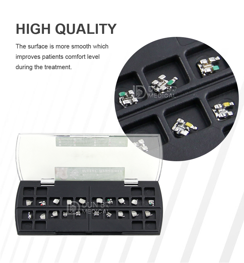 Green box orthodontic bracket