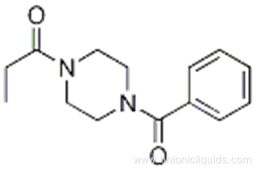 Piperazine, 1-benzoyl-4-(1-oxopropyl)- CAS 314728-85-3