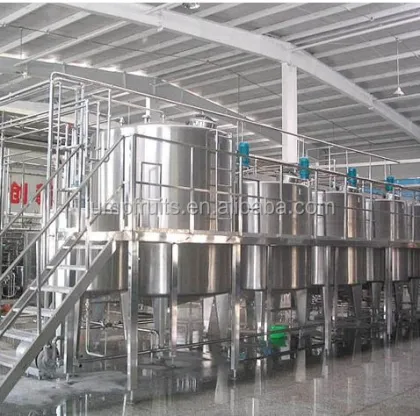 Fruit jam and fruit juice production line