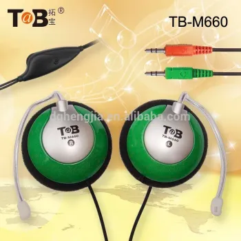 hot new product for 2015 ear hook earphone with microphone for PC