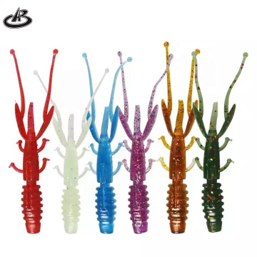 90mm 3.5\" 8g Soft Plastic Lure Fishing Shrimp Lures