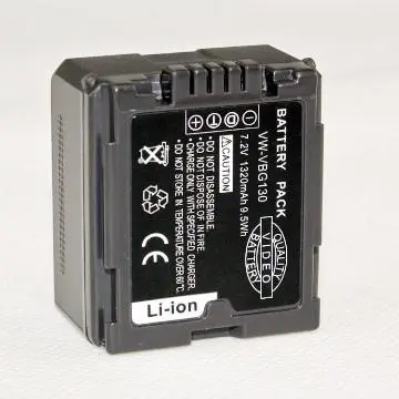 Rechargeable Camcorder battery for VW-VBG130 Full-decoded