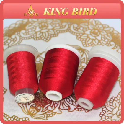 High Tenacity Dyed 100% Rayon Embroidery Thread Yarn