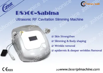 Mini Multi Function Beauty Equipment , Ultrasonic Liposuction Cavitation Machine