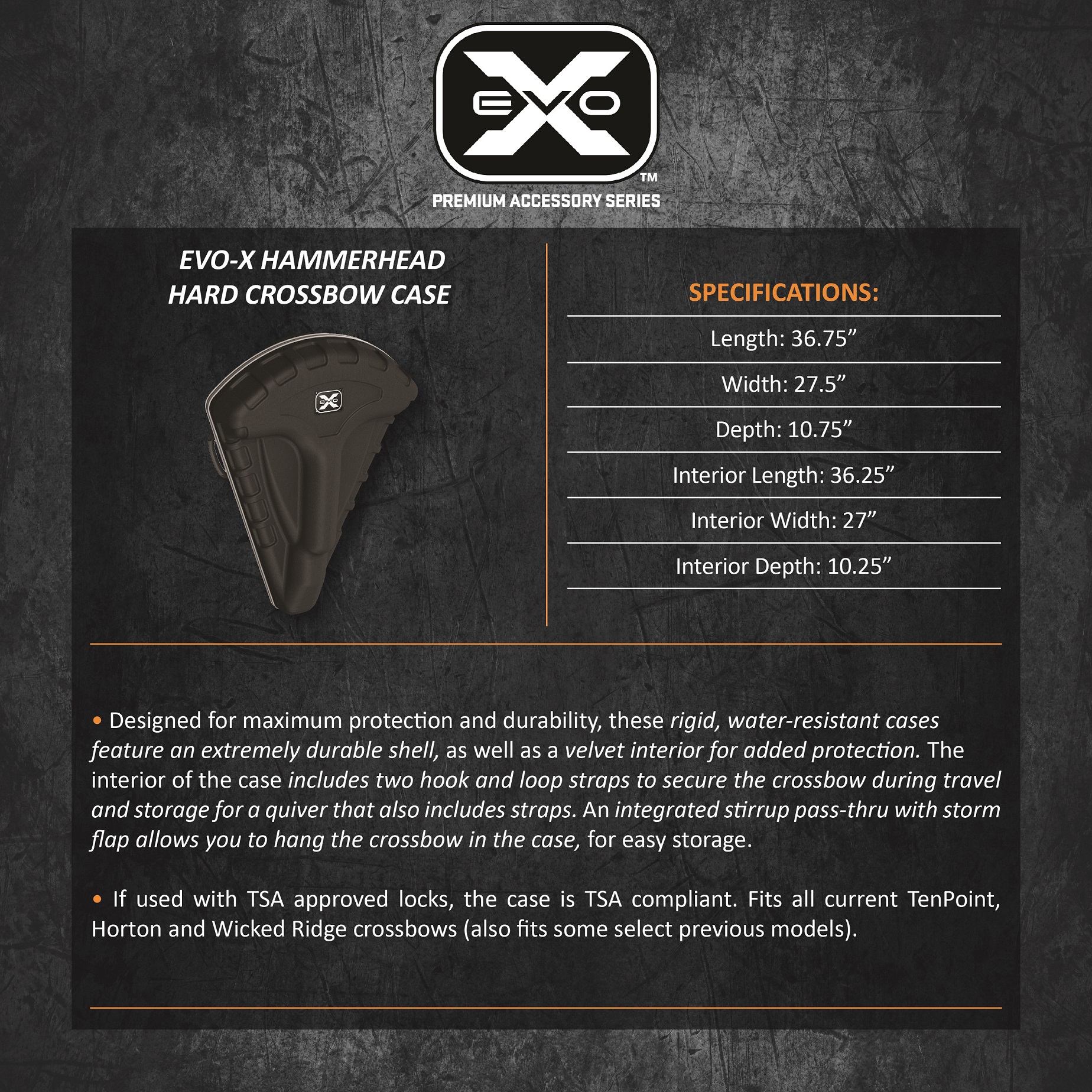 EVO-X_Hammerhead_Hard_Crossbow_Case_Product_Description