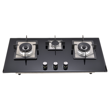 Green Cook Big Ceramic Countertop 3 Burner Gas Stove for RVs in Pakistan