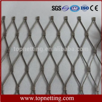 Zoo Mesh,Stainless Steel Zoo Rope Mesh Fence (Factory)