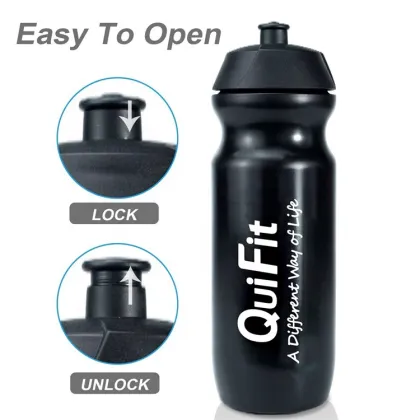 Customized 750ml Easy Grip Squeeze Sports Hydration Water Bottle