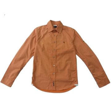 Camisa de naranja de algodón puro del niño